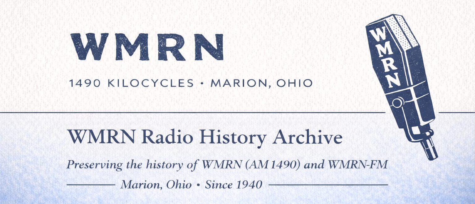WMRN Radio History Archive header image